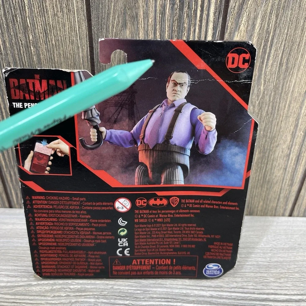 The Batman DC Penguin Spin Master Action Figure New In Package